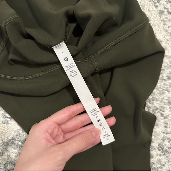 LULULEMON Align High Rise Pant 25” Dark Olive - Picture 5 of 7